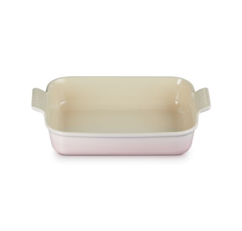 Plat rectangulaire Héritage en céramique 32cm 4l Shell Pink  Le Creuset