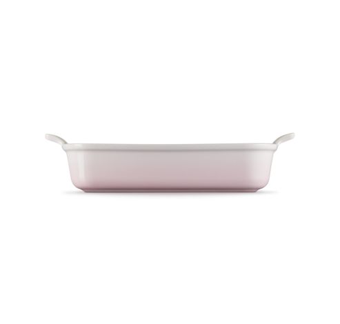 Plat rectangulaire Héritage en céramique 32cm 4l Shell Pink  Le Creuset