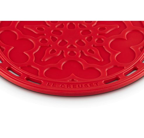 Dessous de plat fleur 20cm Cerise  Le Creuset