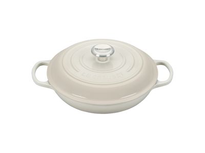 Campagnard Signature in Geëmailleerd Gietijzer rond 26cm Meringue