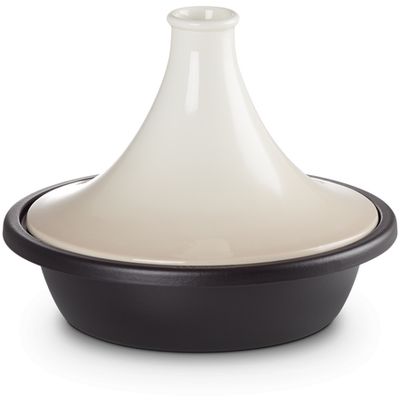 Tajine in Geëmailleerd Gietijzer 31cm 3,7l Meringue   Le Creuset