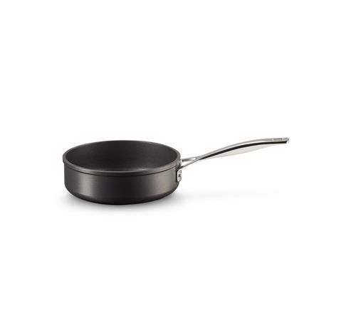 Anti-aanbak sauteerpan met rechte wand 20cm Zwart  Le Creuset