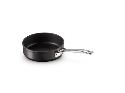 Sauteerpan met Rechte Rand met 4x Sterkere Anti-Aanbaklaag 20cm Zwart