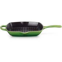 Le Creuset Grillit® Vierkant in Geëmailleerd Gietijzer 26cm Bamboo Green 