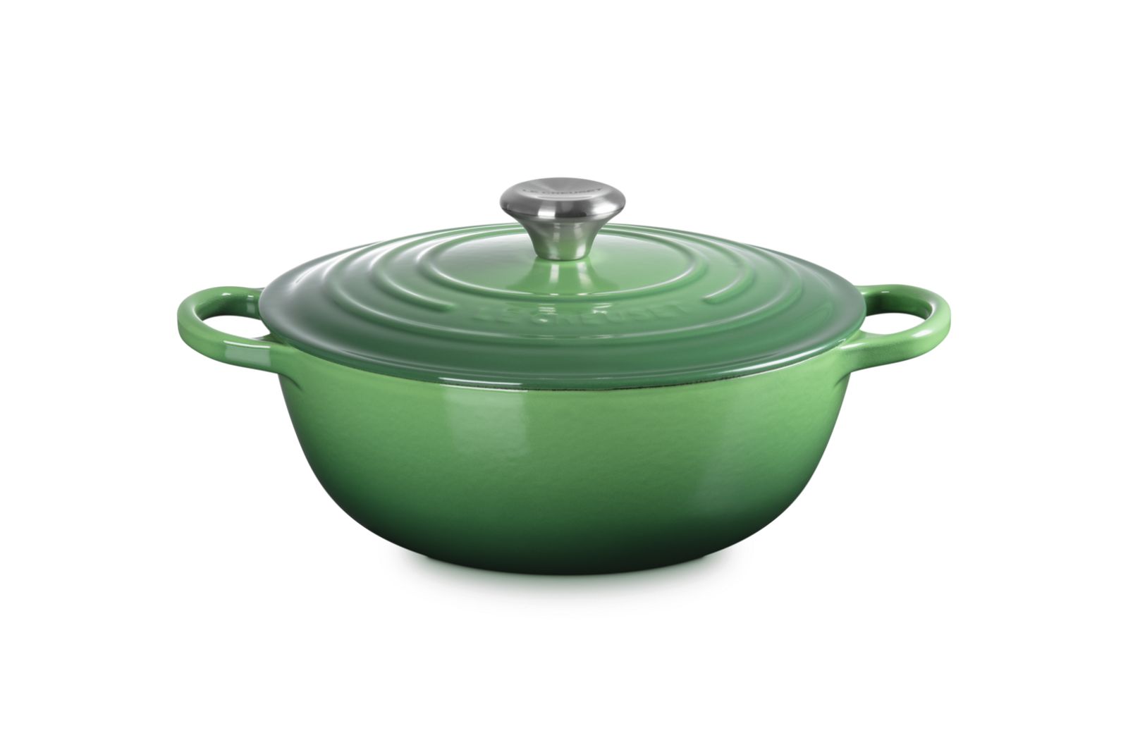 Marmite in Geëmailleerd Gietijzer 26cm 4,1L Bamboo Green