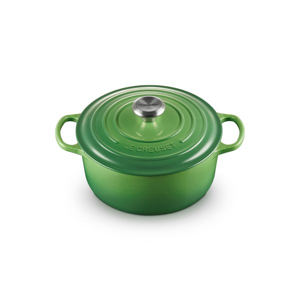 Le Creuset Gietijzeren Ronde cocotte 24cm 4,2L Bamboo Green