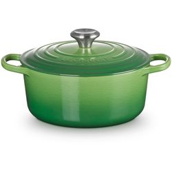 Gietijzeren Ronde cocotte 24cm 4,2L Bamboo Green 