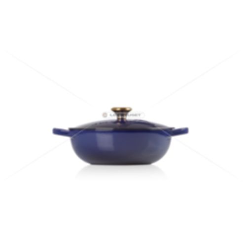 Gietijzeren Marmite 22cm in Indigo  Le Creuset