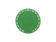 Onderzetter Bloemmotief Siliconen 20cm Bamboo Green