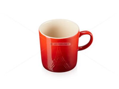 Mok in aardewerk 350ml Kersenrood