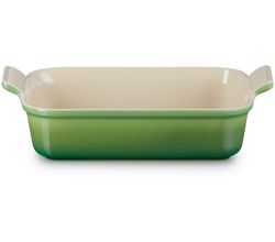 Ovenschaal Rechthoekig in Aardewerk 26cm 2,4l Bamboo Green Le Creuset