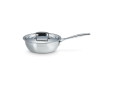 3-Ply Chef's Pan in RVS met Anti-Aanbaklaag en Deksel 20cm 1,9L
