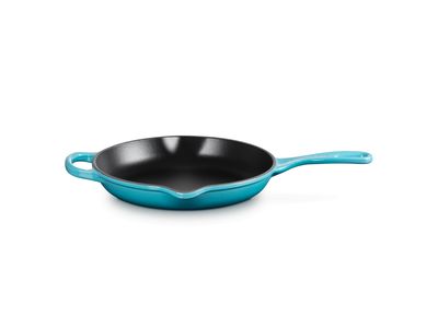 Skillet Rond in Geëmailleerd Gietijzer 23cm Caribbean Blue