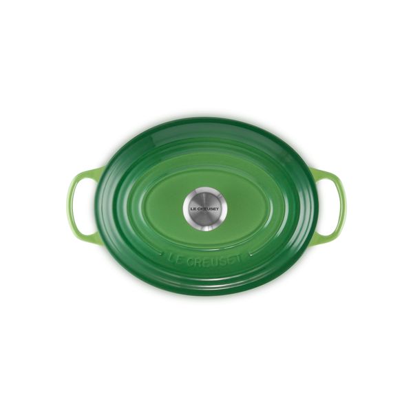 Le Creuset Gietijzeren ovale Cocotte 29cm 4,7l Bamboo Green