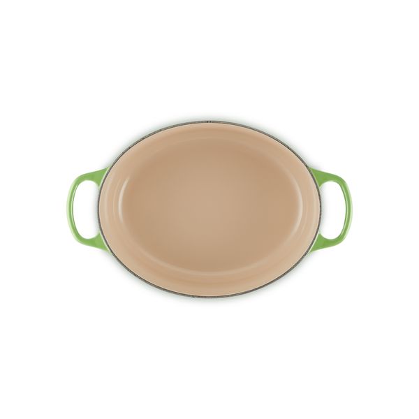 Le Creuset Gietijzeren ovale Cocotte 29cm 4,7l Bamboo Green