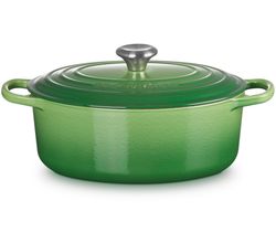 Gietijzeren ovale Cocotte 29cm 4,7l Bamboo Green Le Creuset