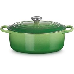 Le Creuset Cocotte ovale en fonte Bamboo  4,7l 29cm 