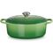 Gietijzeren ovale Cocotte 29cm 4,7l Bamboo Green 