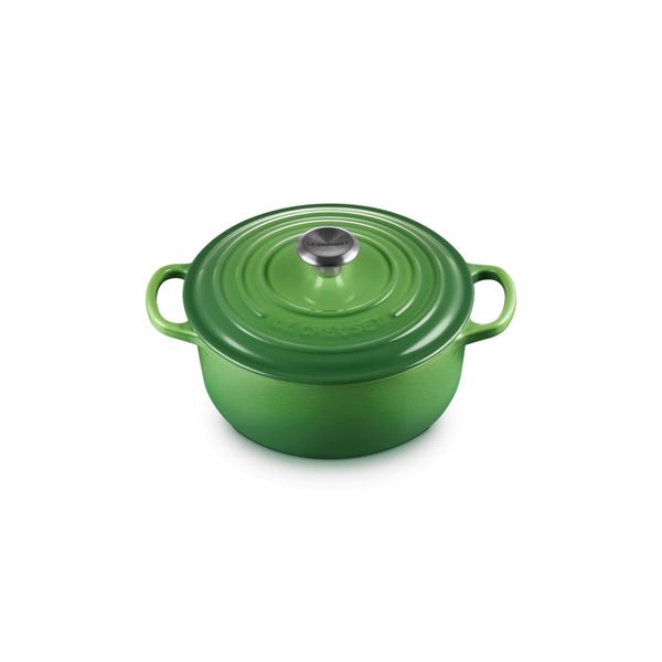 Gietijzeren Ronde cocotte 20cm 2,4L Bamboo Green 