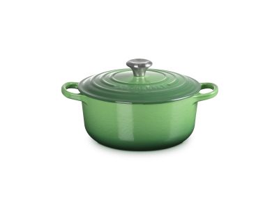 Stoofpan Rond in Geëmailleerd Gietijzer 20cm 2,4L Bamboo Green