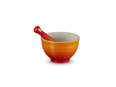 Vijzel in Aardewerk 0,3l Oranjerood