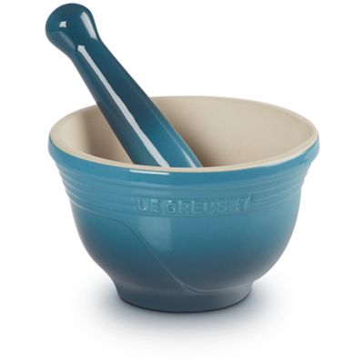 Vijzel in Aardewerk 0,3l Deep Teal   Le Creuset