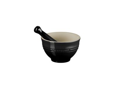 Vijzel in Aardewerk 0,3l Ebbenzwart