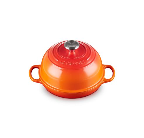 Broodpan in Geëmailleerd Gietijzer 24cm 1,6L Oranjerood   Le Creuset