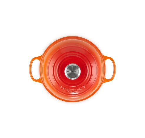 Broodpan in Geëmailleerd Gietijzer 24cm 1,6L Oranjerood   Le Creuset