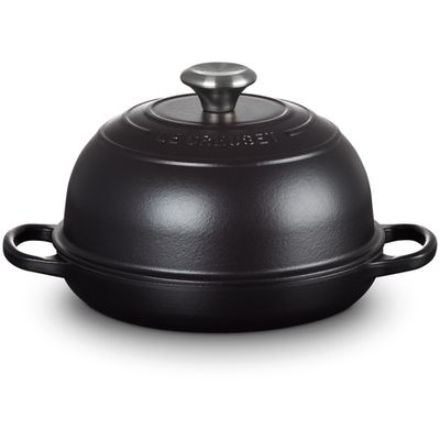 Broodpan in Geëmailleerd Gietijzer 24cm 1,6L Mat Zwart  Le Creuset