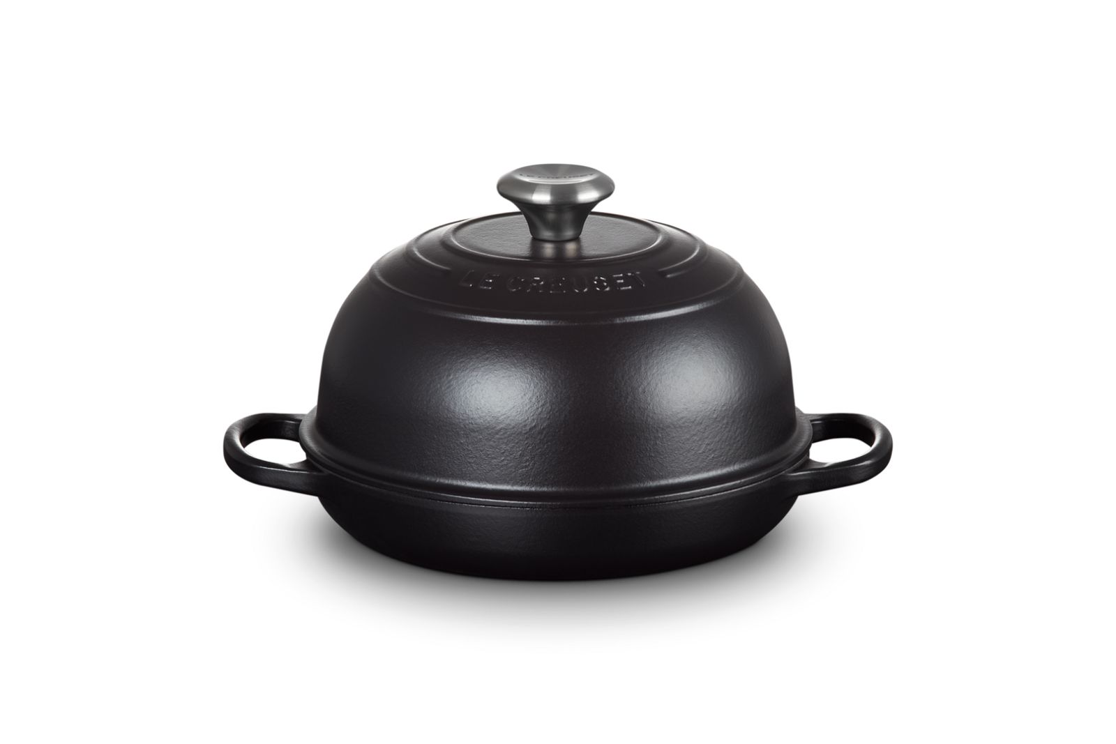 Broodpan in Geëmailleerd Gietijzer 24cm 1,6L Mat Zwart