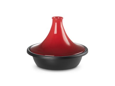 Tajine in Geëmailleerd Gietijzer 31cm 3,7l kersenrood