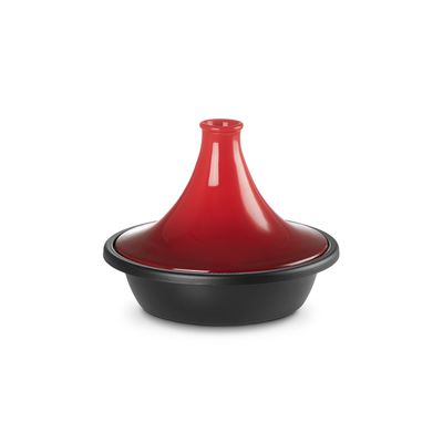 Tajine in Geëmailleerd Gietijzer 31cm 3,7l kersenrood  Le Creuset