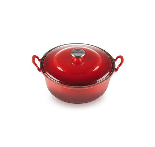 Faitout in Geëmailleerd Gietijzer 28cm 4,9l Cerise  Le Creuset