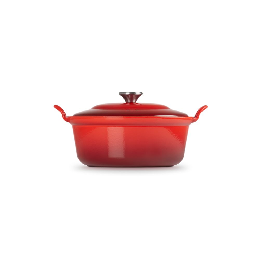 Le Creuset Stoofpotten Faitout in Geëmailleerd Gietijzer 28cm 4,9l Kersenrood