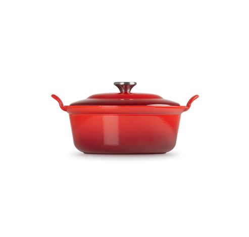 Faitout in Geëmailleerd Gietijzer 28cm 4,9l Cerise  Le Creuset