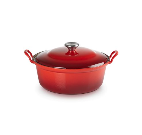 Faitout in Geëmailleerd Gietijzer 32cm 7,8l Cerise  Le Creuset