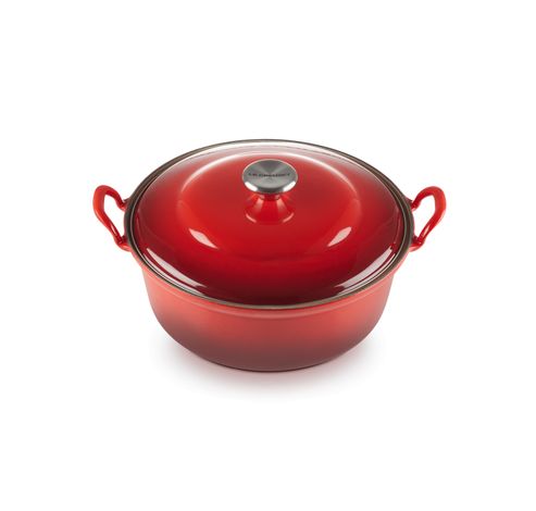 Faitout in Geëmailleerd Gietijzer 32cm 7,8l Cerise  Le Creuset