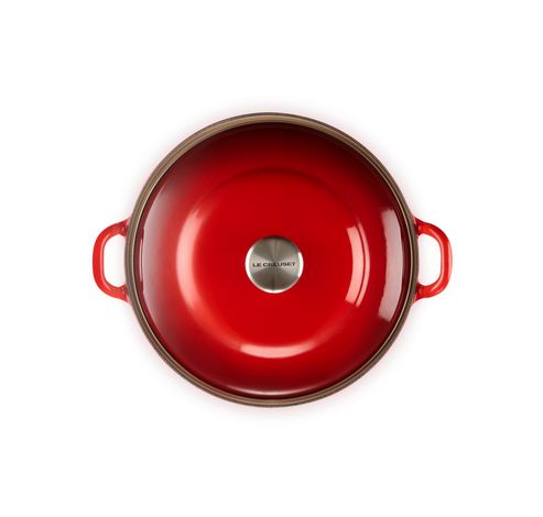 Faitout in Geëmailleerd Gietijzer 32cm 7,8l Cerise  Le Creuset