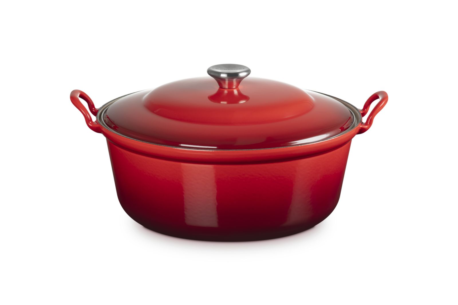 Faitout in Geëmailleerd Gietijzer 32cm 7,8l Kersenrood