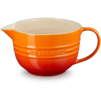 Mengkom in Aardewerk 2L Oranjerood  Le Creuset