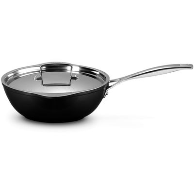 Chef's Pan met 4x Sterkere Anti-Aanbaklaag en Schenktuitjes 24cm 2,8L  Le Creuset