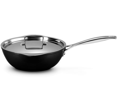 Poêle du chef avec revêtement antiadhésif 4x plus résistant et becs verseurs 24 cm 2,8 L  Le Creuset