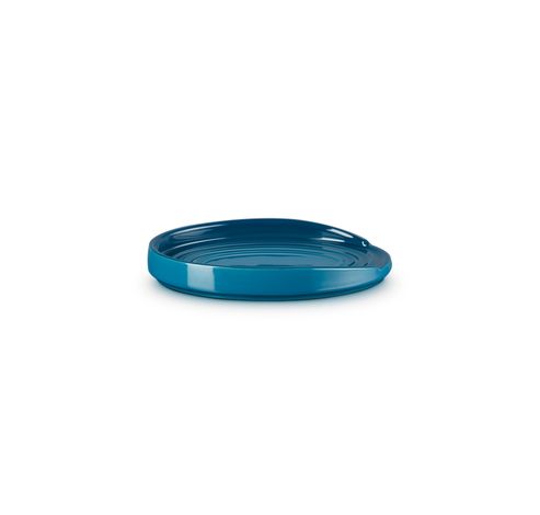 Lepelhouder Ovaal in Aardewerk Deep Teal  Le Creuset