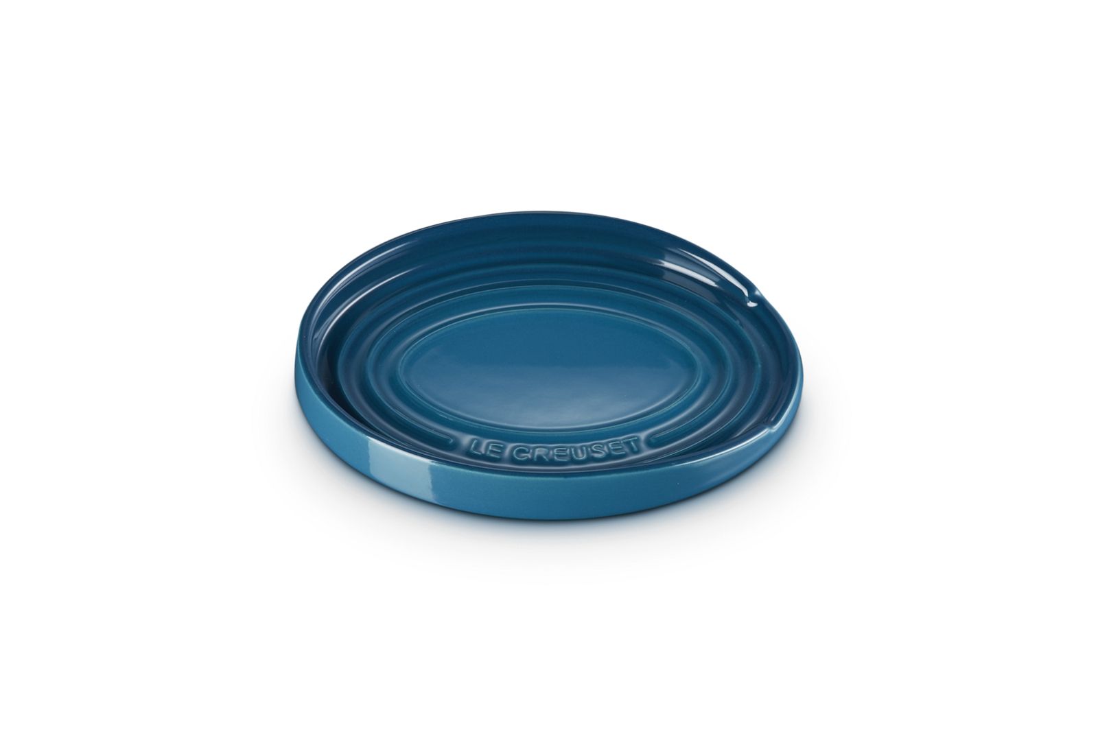 Lepelhouder in Aardewerk Ovaal 15cm Deep Teal