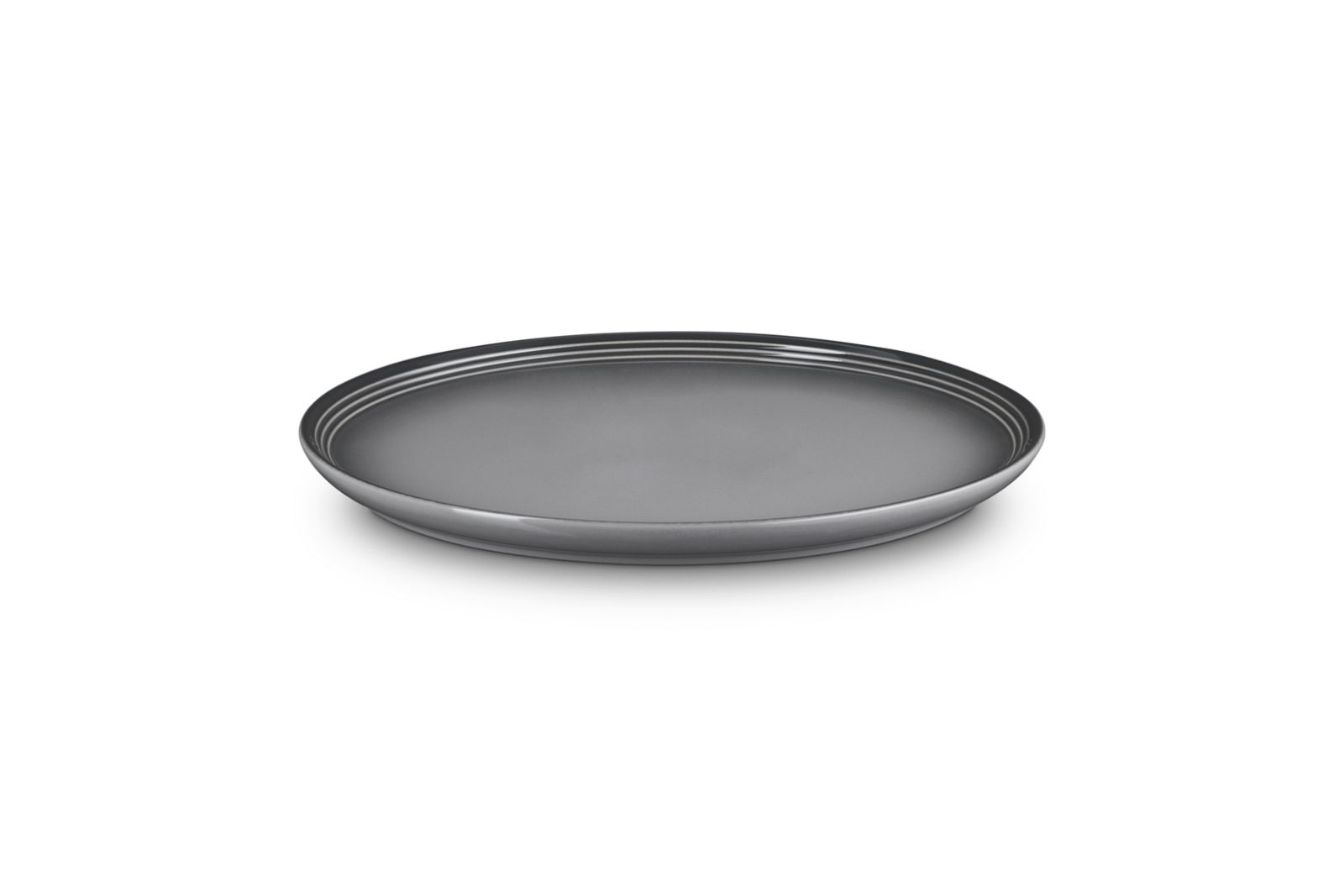 Coupe Diner bord in aardewerk 27cm Flint