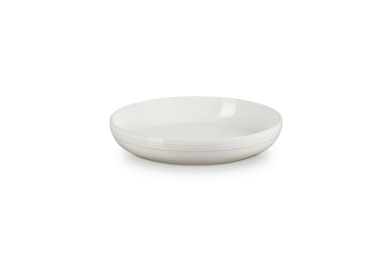 Coupe Diep Bord in aardewerk 22cm 0,96L Meringue