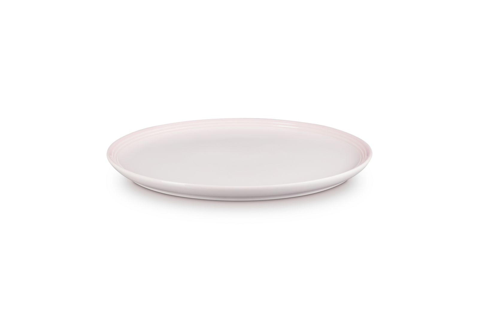 Coupe Diner bord in aardewerk 27cm Shell Pink