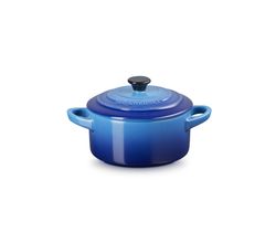 Mini Stoofpan in Aardewerk Azure 10cm 0,25l Le Creuset