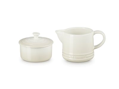 Signature Melk- en Suikerset in aardewerk Meringue